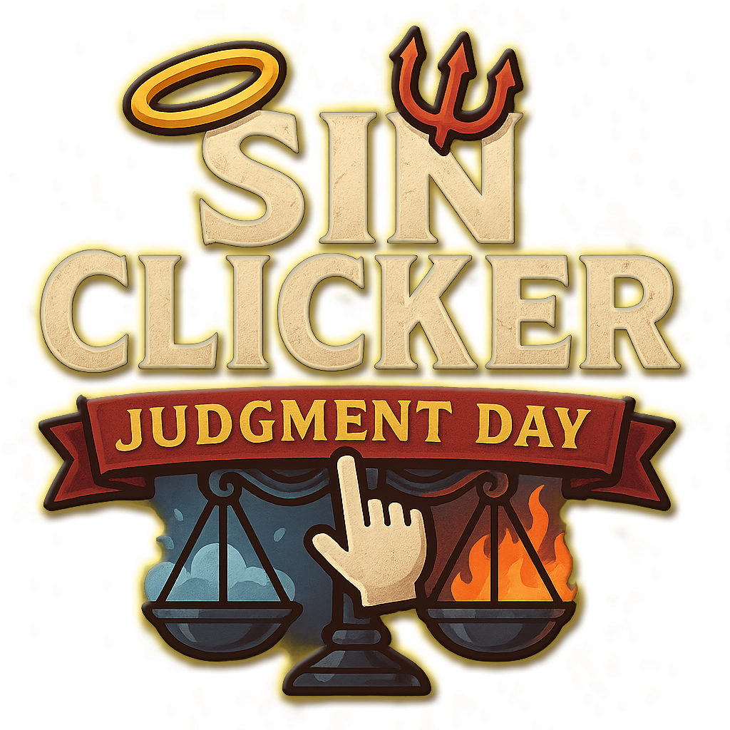Sin Clicker: Judgment Day logo